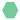 Green hexagon.